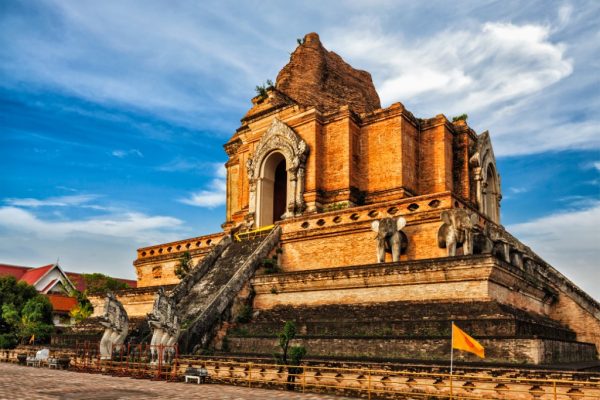 Wat Chedi Luang. Chiang Mai, Thailand